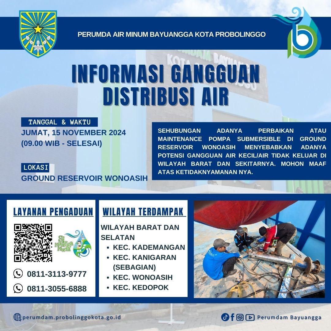 Informasi Gangguan Distribusi Air