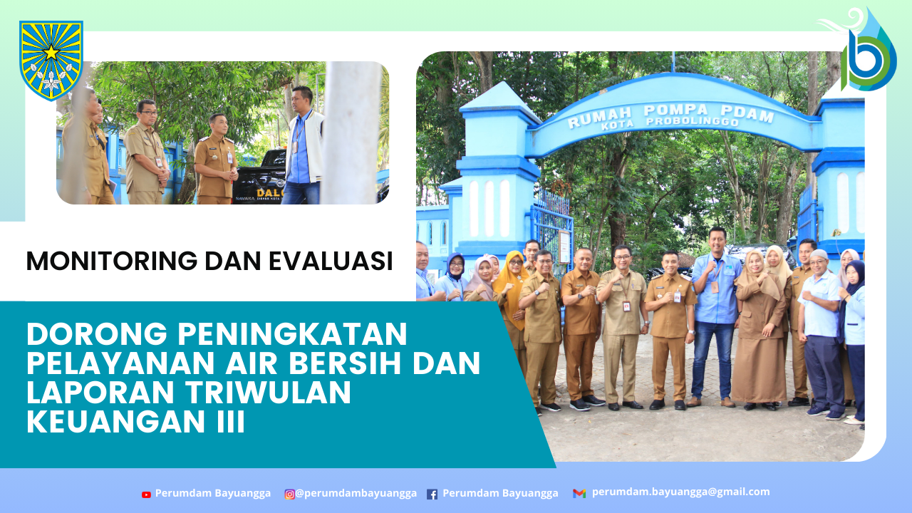 Monev Triwulan III PERUMDAM Bayuangga Kota Probolinggo oleh PJ Wali Kota Probolinggo