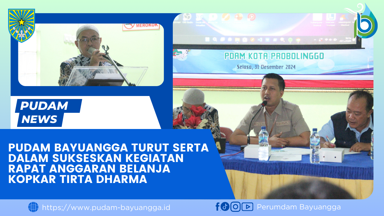 Pudam Bayuangga Turut Serta Dalam Sukseskan Kegiatan Rapat Anggaran Belanja Kopkar Tirta Dharma